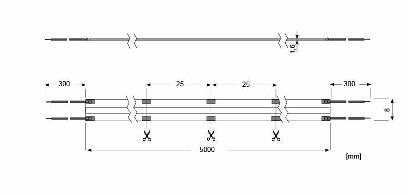 LED Stripe 24V RSTA3825