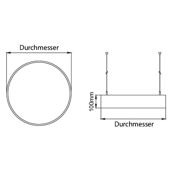 LED-Pendel-Flächenleuchte 13611163