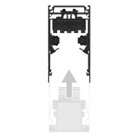 Pendel-Leuchtengehäuse DLP/SR/END/2250MM