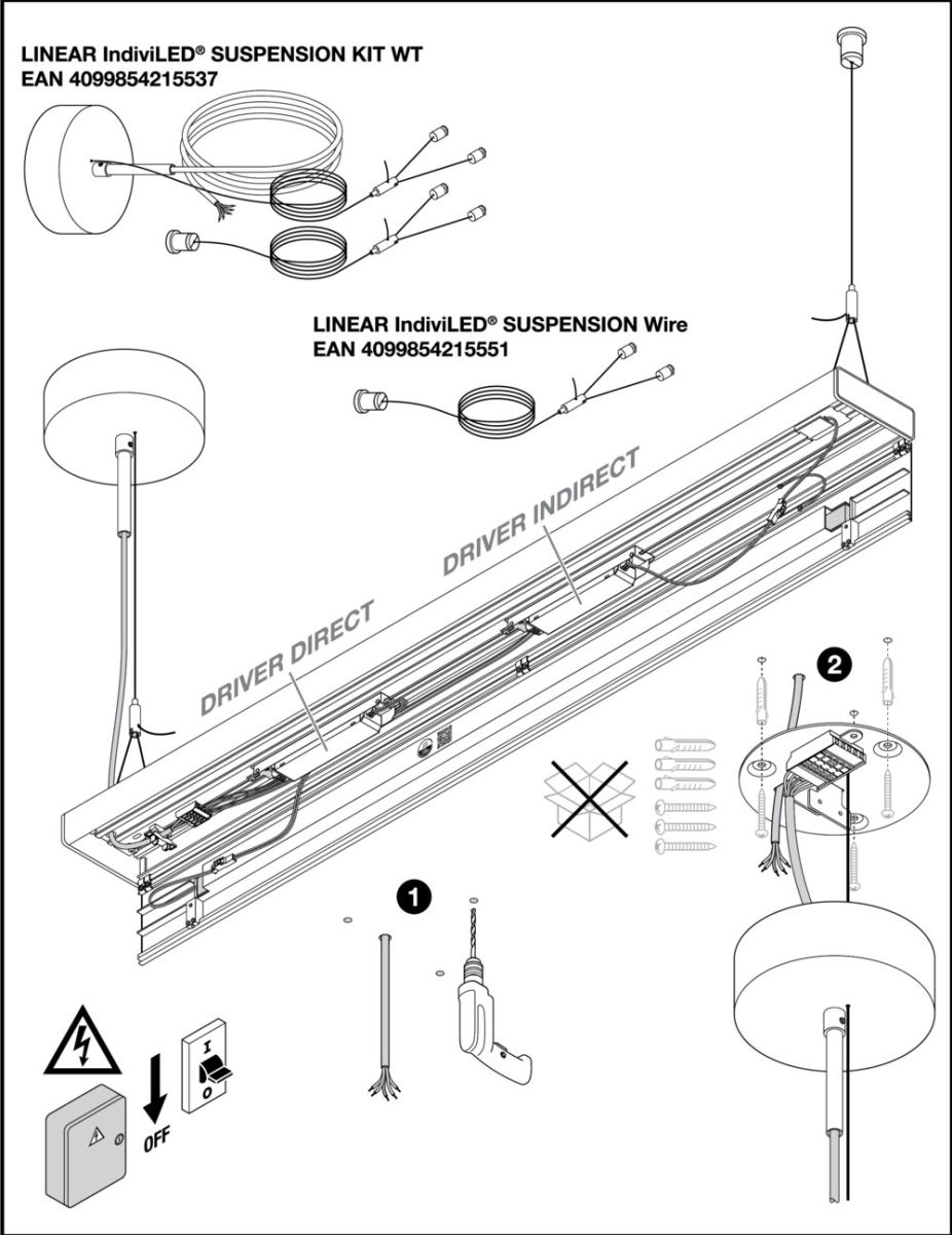 LED-Pendelleuchte LN INV#4099854135255