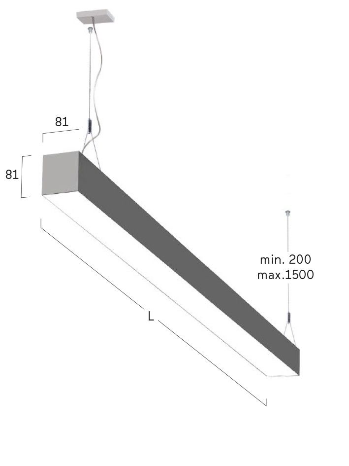 LED-Pendelleuchte LG5AEE-830E-L2055-Y