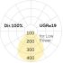 LED-Pendelleuchte BG1ABE-840E-D900-P