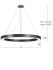 LED-Pendelleuchte RG3OSE-830M-D900-U