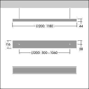 LED-Pendelleuchte PUNCH 3 AS #96636057