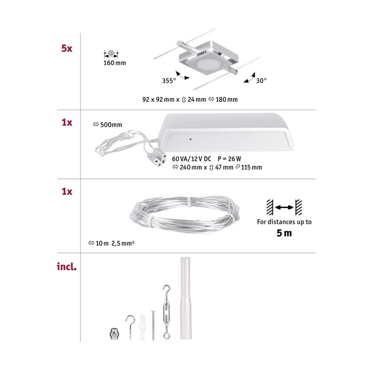 Komplett-Seilsystem 944.20