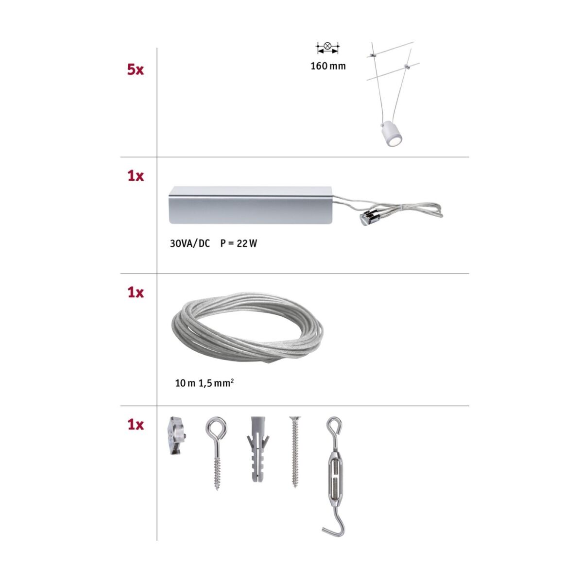 LED-Seilsystem 3980