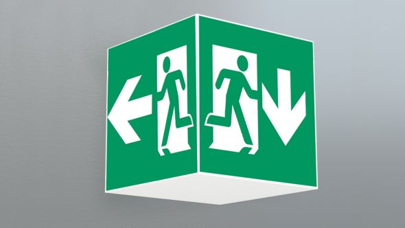 LED-Rettungszeichenleuchte WXD411SC