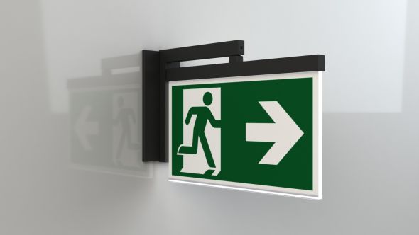 Rettungszeichenleuchte AMRA401WL-AZ