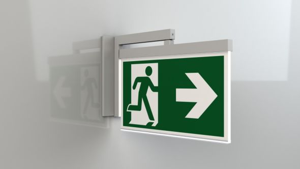 Rettungszeichenleuchte AMRA403WL