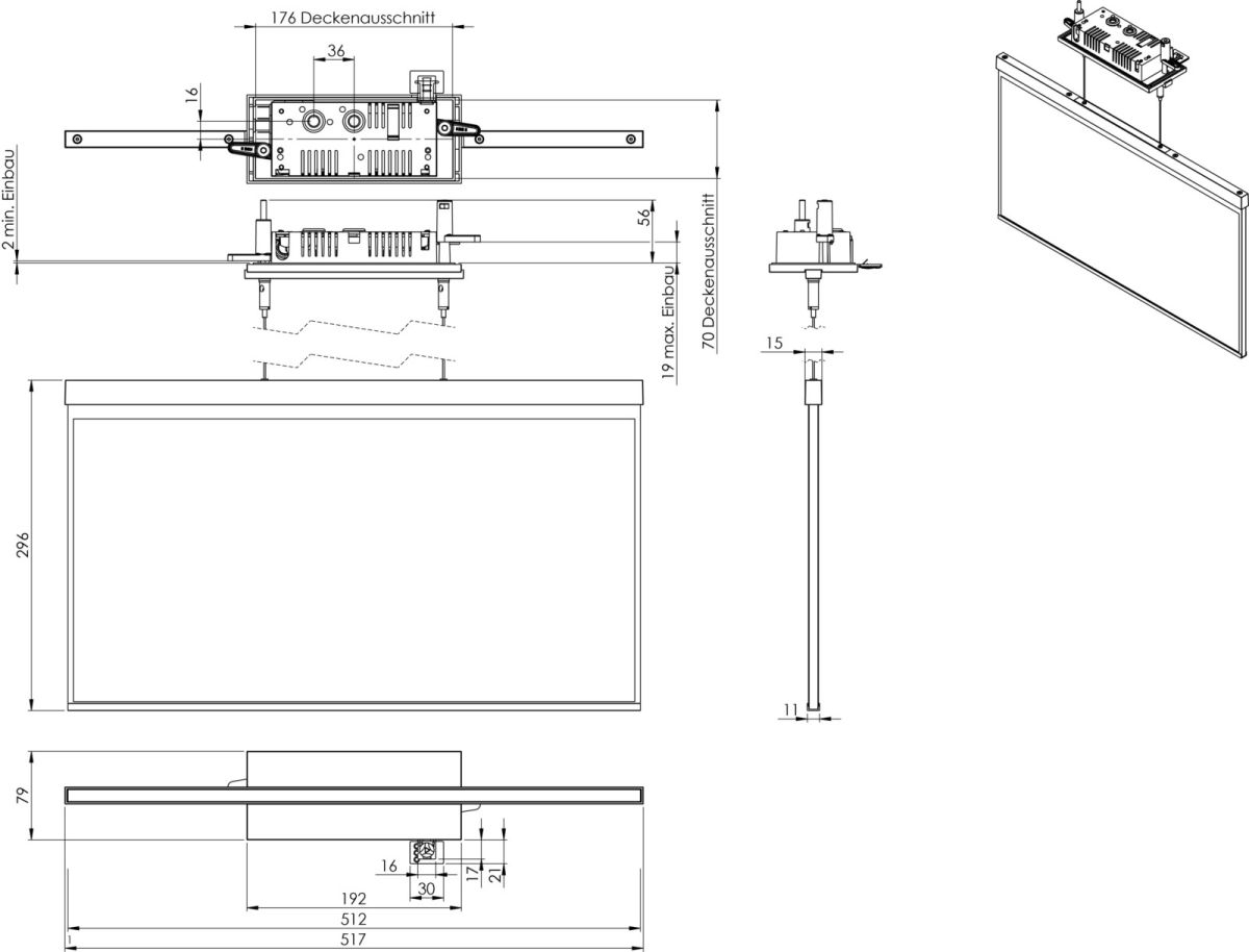 LED-Rettungszeichenleuchte AGCC401WL-AZ