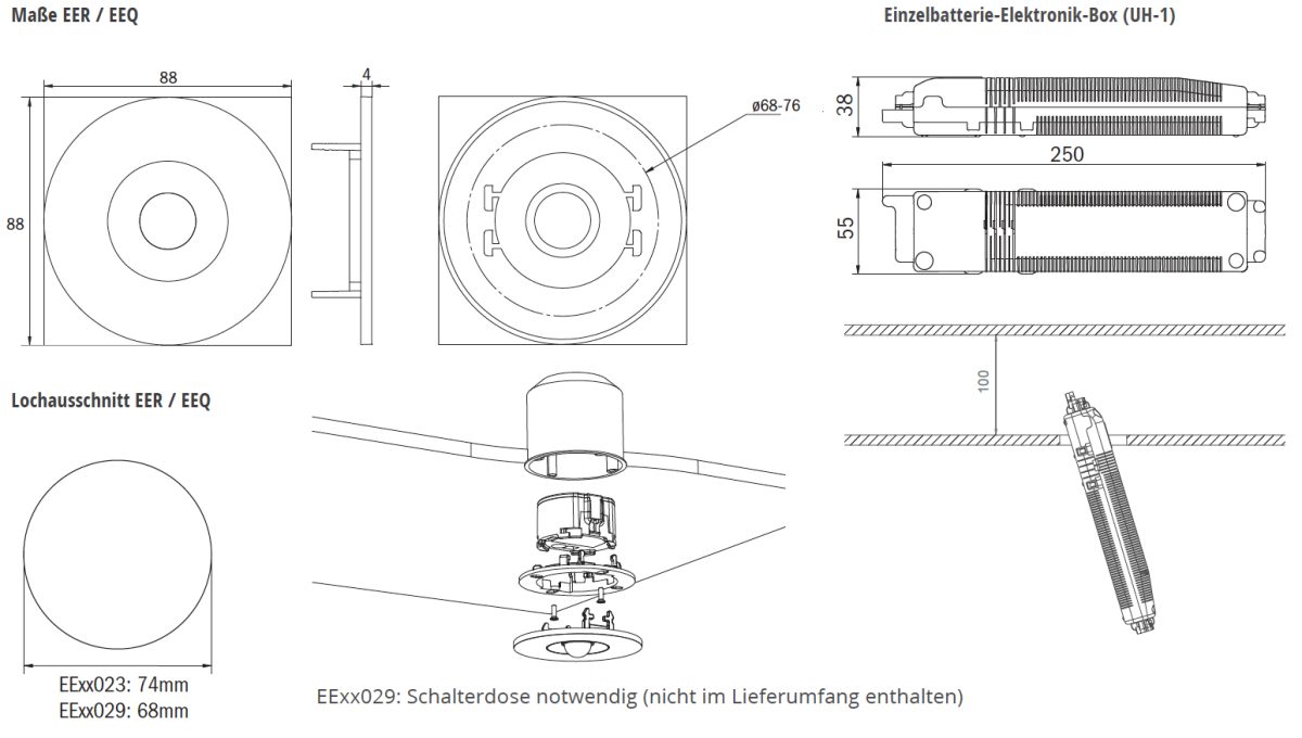 LED-Sicherheitsleuchte EEQL431SC