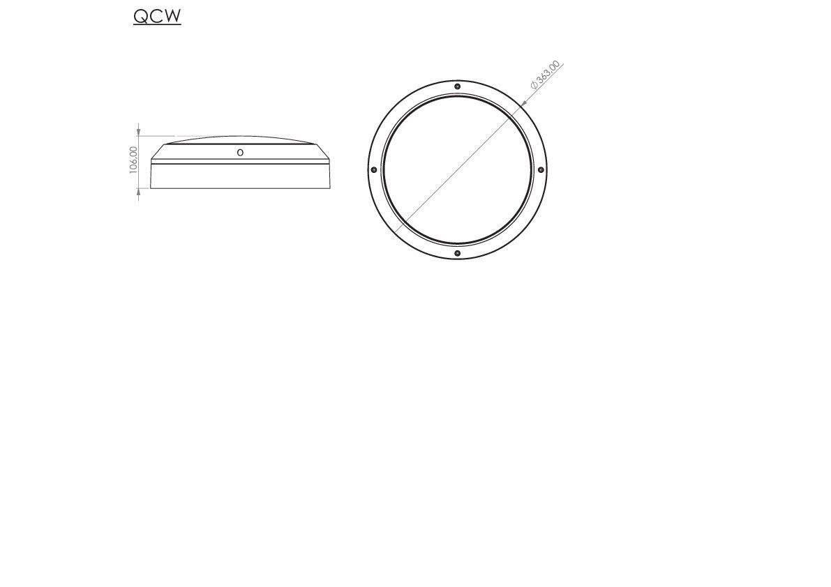 Sicherheitsleuchte QCW428WL-TT