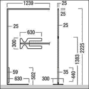 LED-Stehleuchte LINETIK-S #42190214