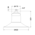 LED-Hängeleuchte 564 0802R G2 730