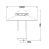LED-Pilzleuchte 541 1602R G2
