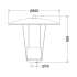 LED-Pilzleuchte 543 1603 G2 730
