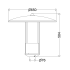 LED-Pilzleuchte 553 1603 G2 730