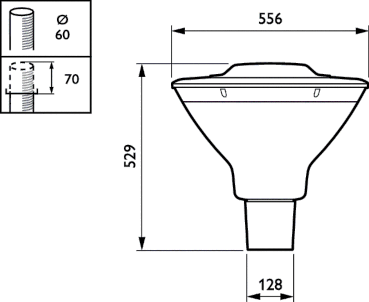 LED-Mastleuchte BDS491 LED #20195800