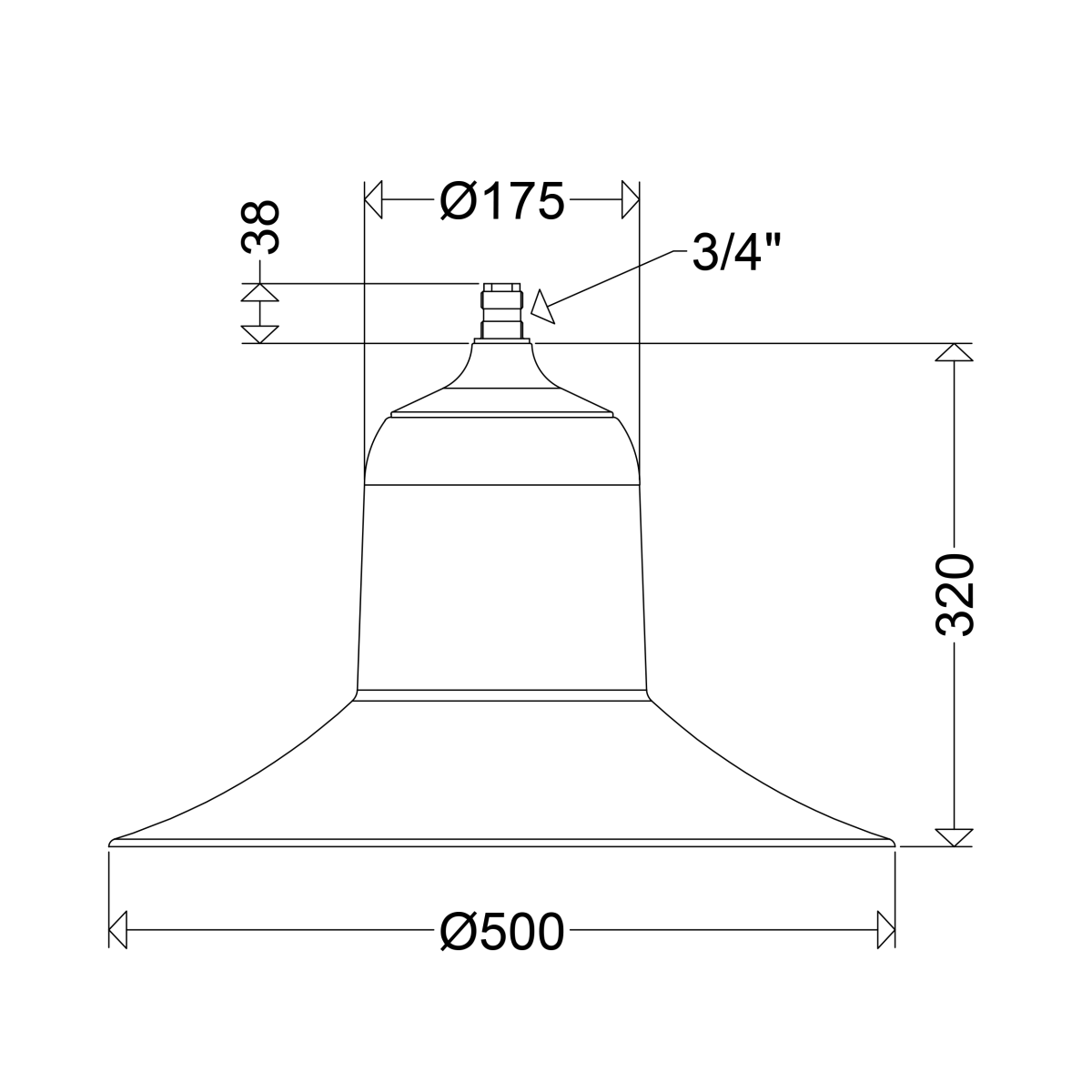 LED-Hängeleuchte 564 0803R G2