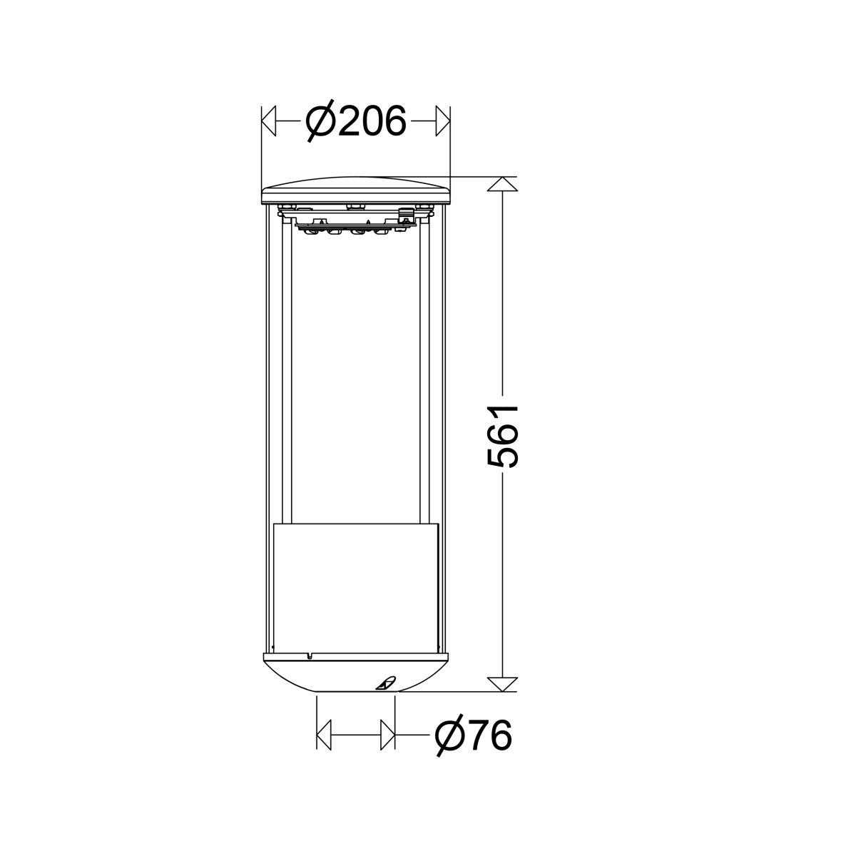 LED-Pilzleuchte 558 0803R G2