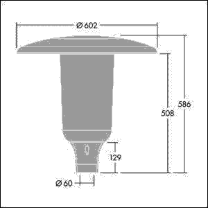 LED-Mastaufsatzleuchte ARS 12L105 #96632772