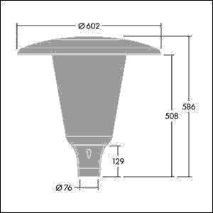 LED-Mastaufsatzleuchte ARW 24L50- #92924209