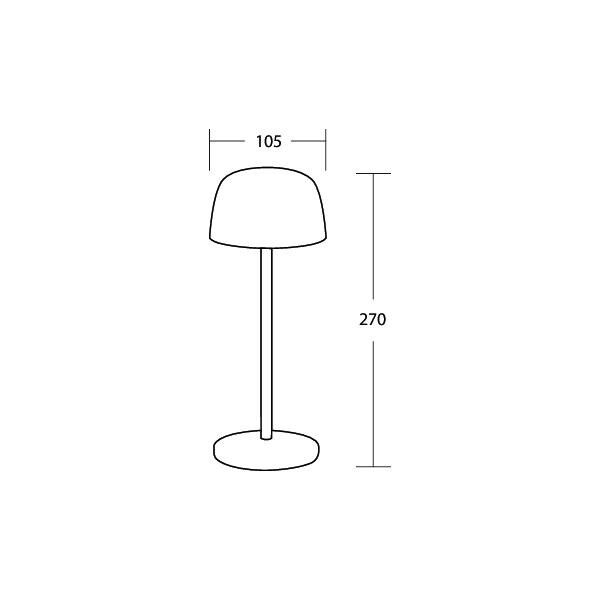 LED-Akkutischleuchte 65401123
