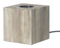 Holz-Leuchte Würfel 90x90 88901