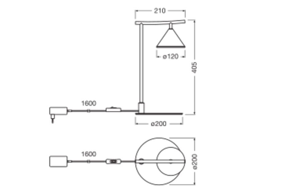 LED-Tischleuchte Decor #4058075841789