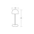 LED-Akkutischleuchte 65401003OR