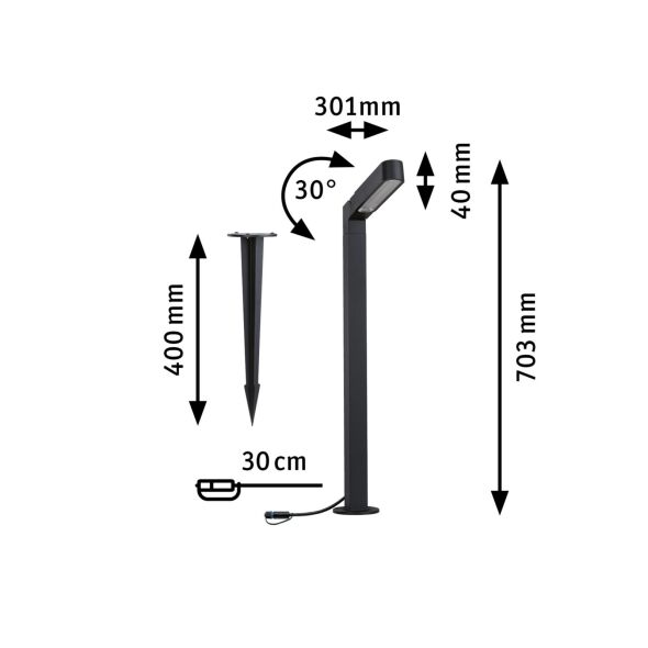 LED-Pollerleuchte 945.47