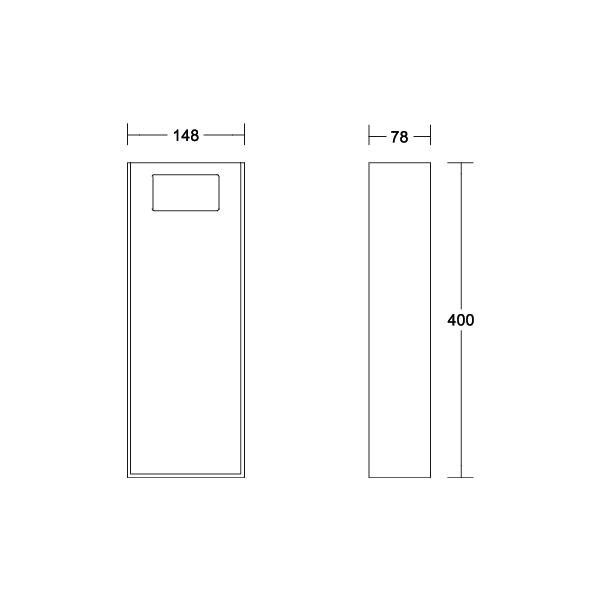 Poller 400mm 81440180