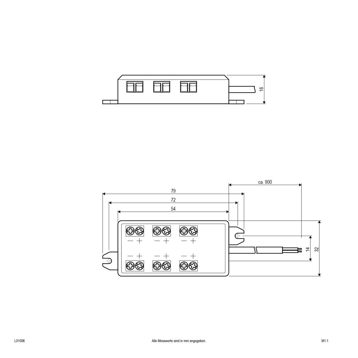 Verteiler 6-fach L01 006
