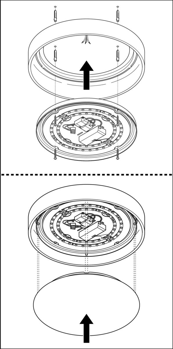 Dekorative Leuchtenrahmen SFCIRC#4058075834187