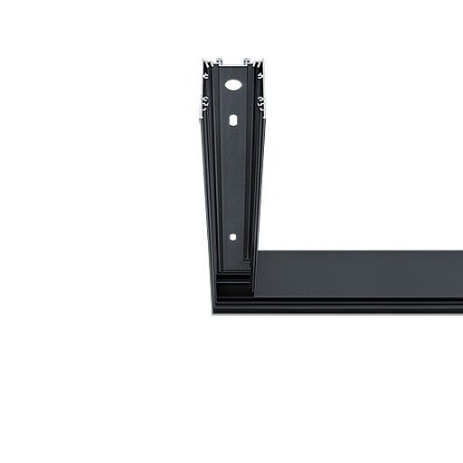 Eck-Kanal f.LED-Lichtlinie SLN2-C CL MSC L545BK
