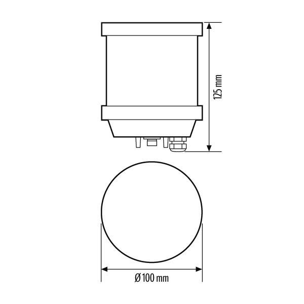 Leuchtenkopf ALVA BL #EL10521812