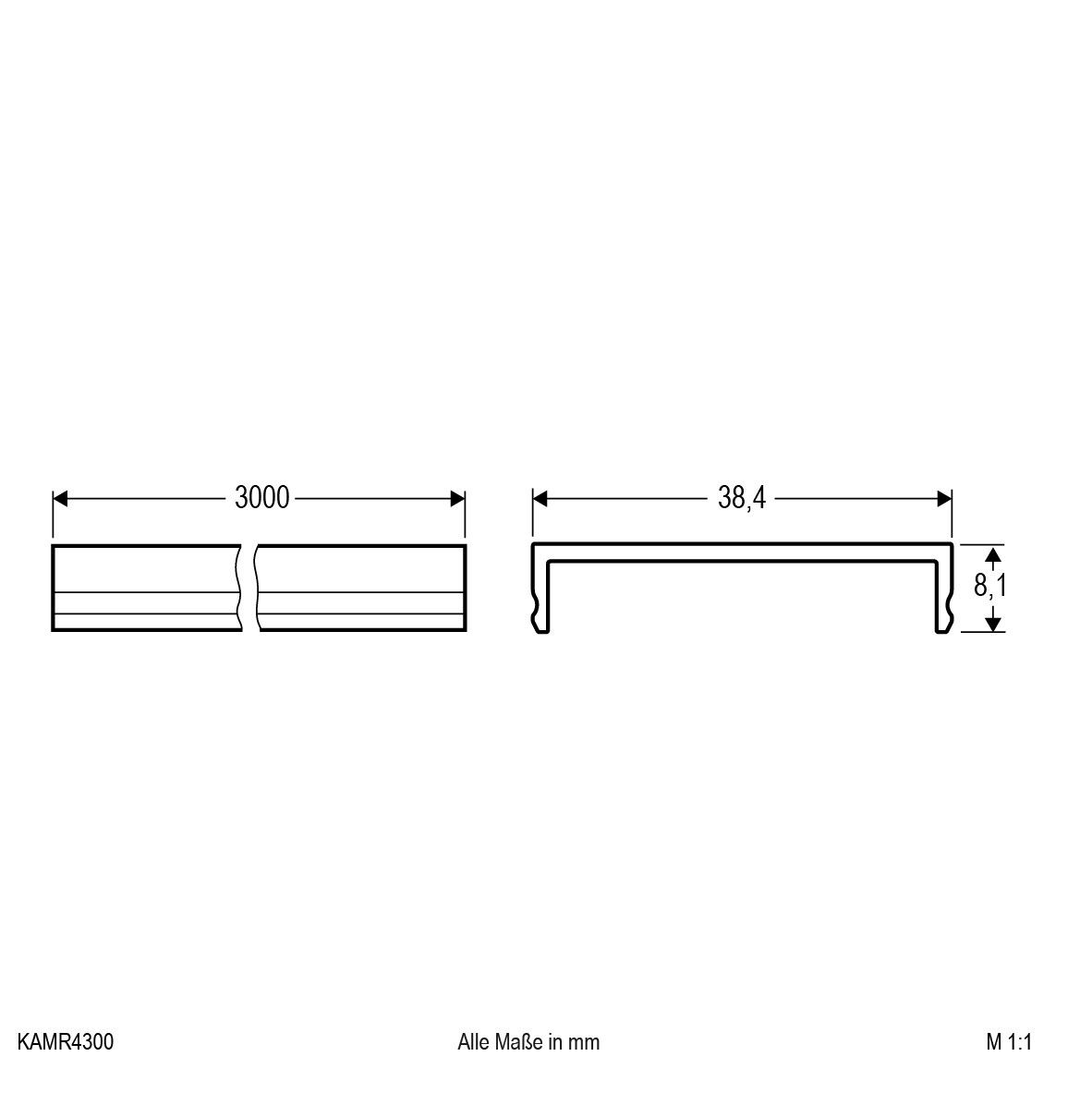 Profilabdeckung KAMR4300