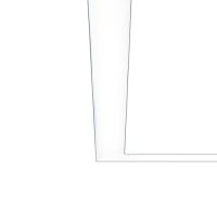 Eck-Kanal f.LED-Lichtlinie SLN2-C CL MRC L795WH