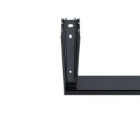Eck-Kanal f.LED-Lichtlinie SLN2-C CL MSC L545BK