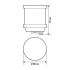 Leuchtenkopf ALVA BL #EL10521812