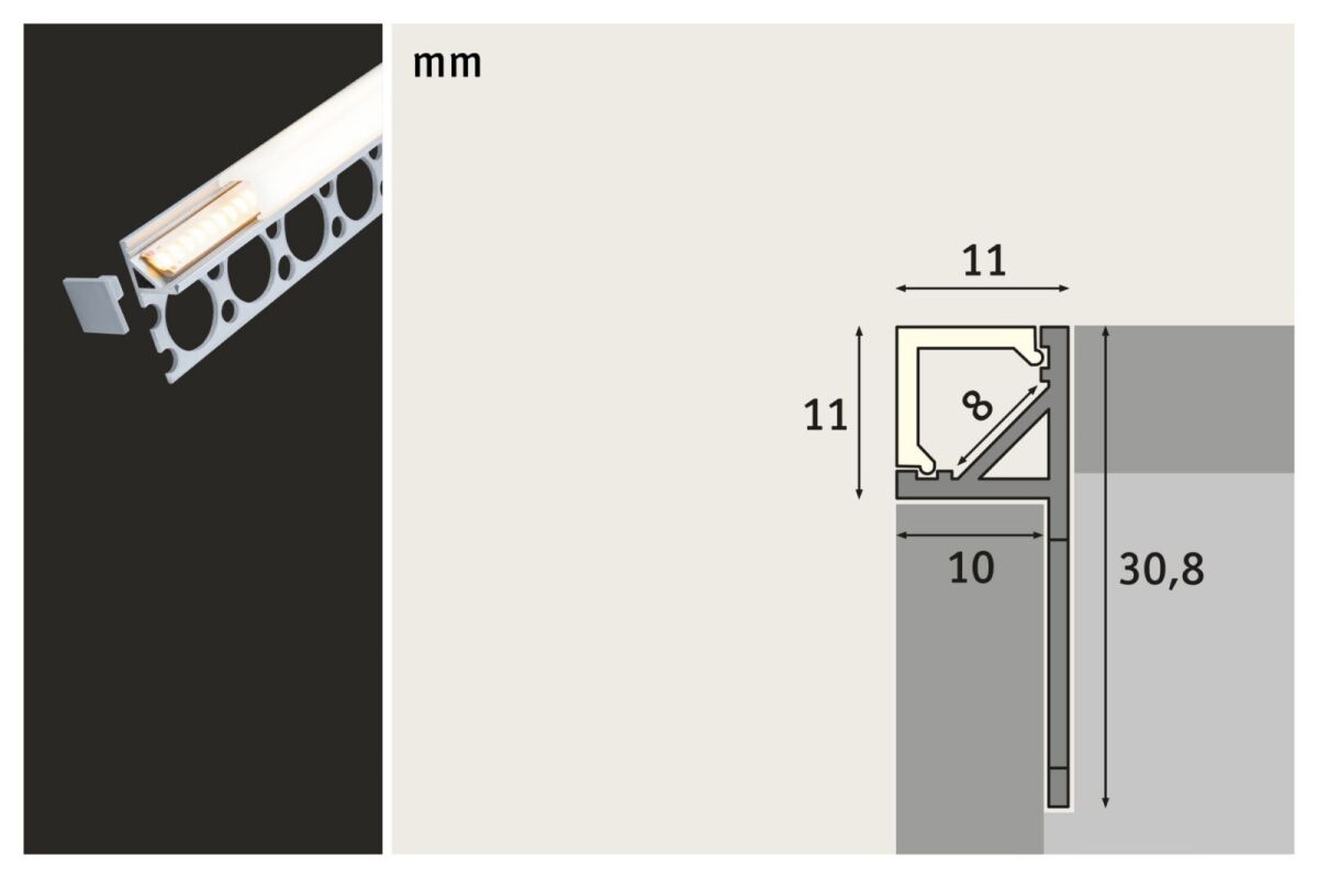 LED-Strip Profil 784.10
