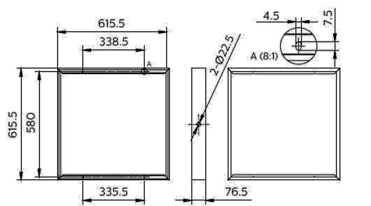 Anbaurahmen M600 RC159Z SMB #75214699