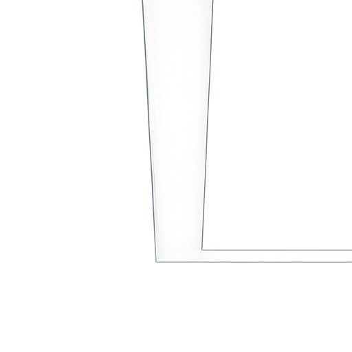 Eck-Kanal f.LED-Lichtlinie SLN2-C CL MRC L795WH