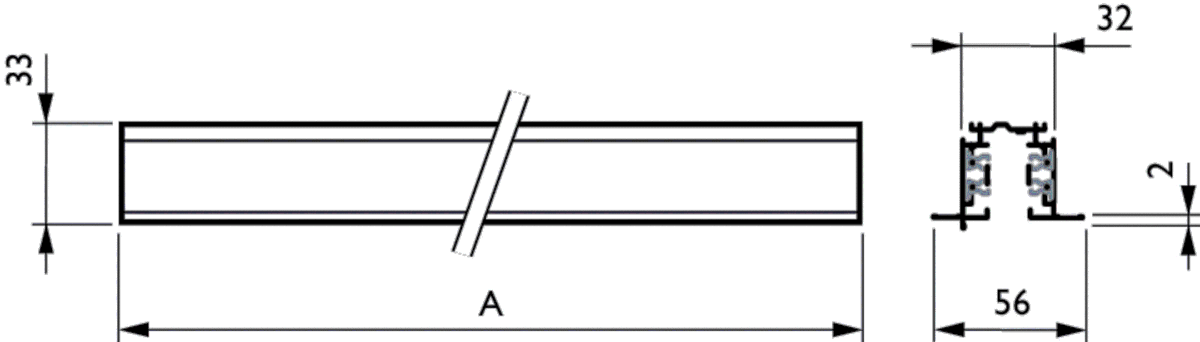 3-Phasen-Stromschiene RBS750 #06548800