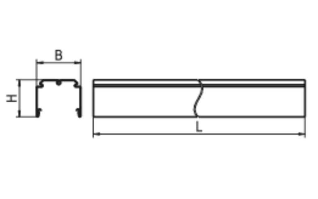 Tragschiene 14pol. VL2TM 1500-14 SI