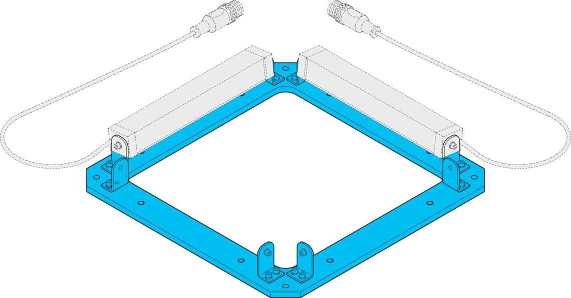 Befestigungsrahmen BE 1-A65-Frameset