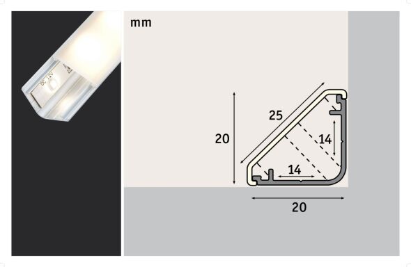 LED-Strip Profil 702.61