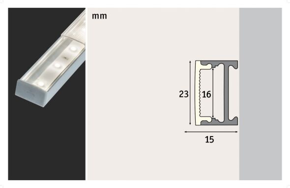 LED-Strip Profil 708.10