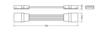 Verbinder f. LED-Stripe LS AY P CSW P5 50 P