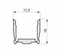 Aluminium-Profil 2m TRPA4211